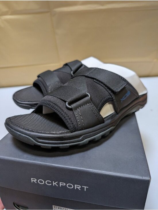 Rockport Trail Technique Men’s Black Hook & Loop Slide Sandals Size 7.5 NEW main image 7